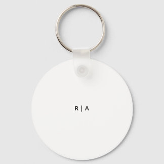 Porte-clés Cercle en aluminium, 2"