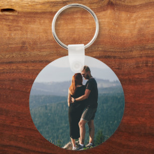 Porte-clés Cercle en aluminium moderne professionnel