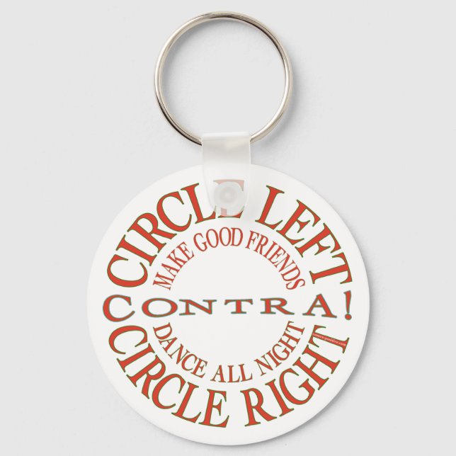 Porte-clés Cercle gauche, Cercle droit (Recto)