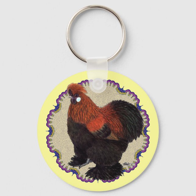 Porte-clés Cercle Silkie (Recto)