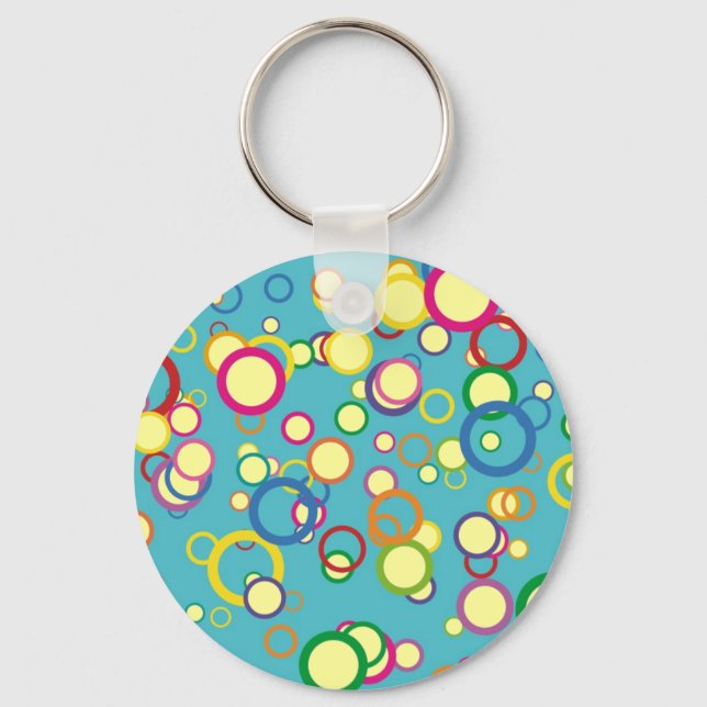 Porte-clés Cercles colorés (Recto)