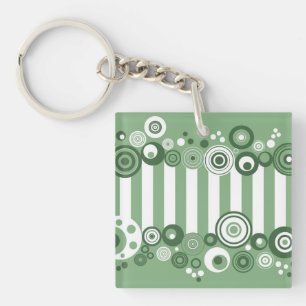 Porte-clés Cercles rétro