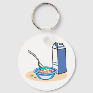 Porte-clés céréales et lait