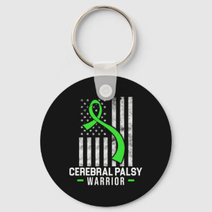 Porte-clés Cérébral Palsy Cp Sensibilisation Guerrier Surviva