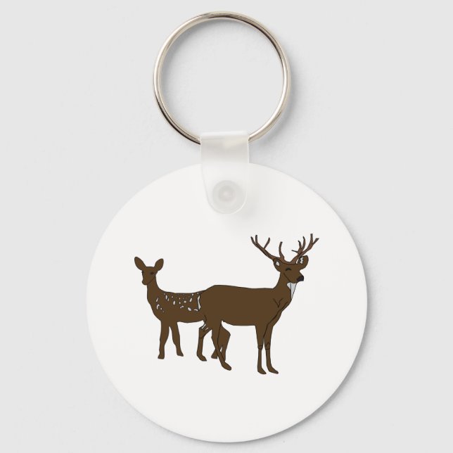 Porte-clés Cerf (Recto)