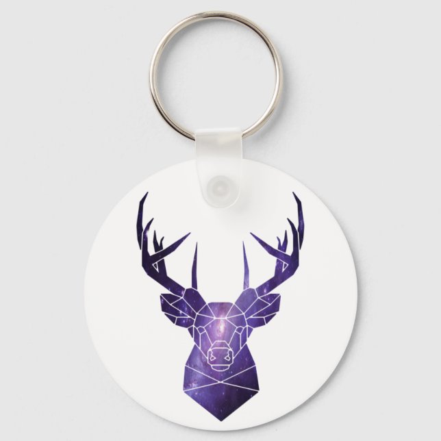 Porte-clés Cerf de la galaxie (Recto)