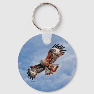 Porte-clés Cerf-volant rouge