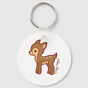 Porte-clés cerfs communs de chibi