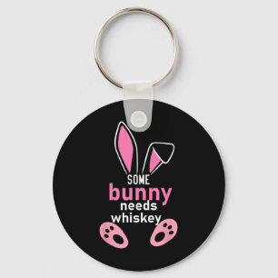 Porte-clés Certains Bunny Ont Besoin De Whiskey