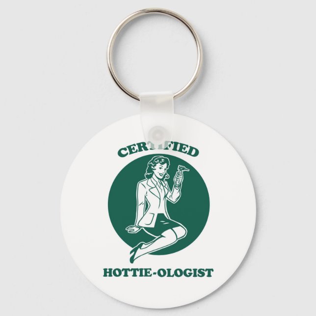 Porte-clés Certifié Hottie-ologue (Recto)
