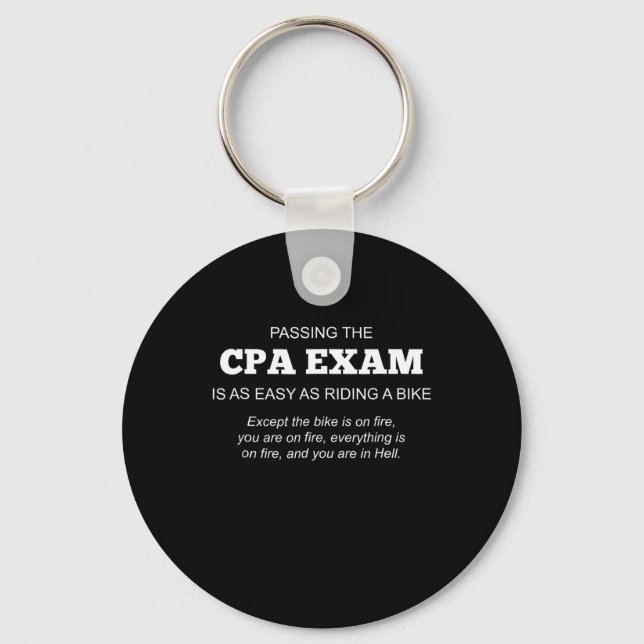 Porte-clés Certified Public Accountant CPA Exam Gift (Recto)