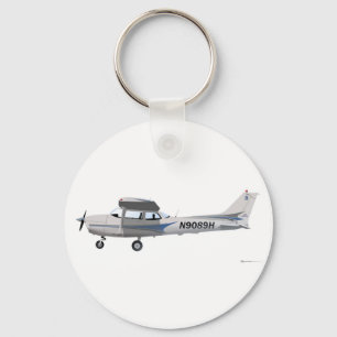 Porte-clés Cessna 172 Skyhawk Blue