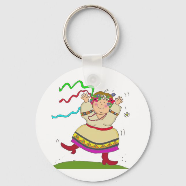 Porte-clés C'est amusant d'être ukrainien (Recto)