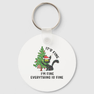 Porte-clés C'est Bien Je Suis Bien Tout Va Bien Elf Noël Tapi