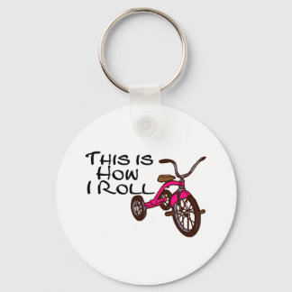 Porte-clés C'Est Comme Ça Que Je Roule (Tricycle)