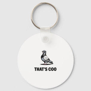 Porte-clés C'est Coo - Drôle de pigeon avec des lunettes 2