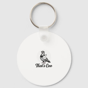 Porte-clés C'est Coo - Pigeon Drôle Avec Des Lunettes 1