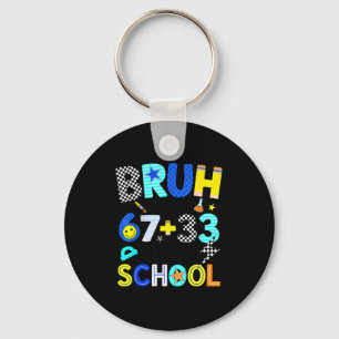 Porte-clés C'est de Bruh 67 33 Jours École
