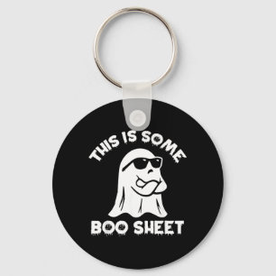 Porte-clés C'est du Papier de Boo Fantôme Drôle Rétro Hallowe