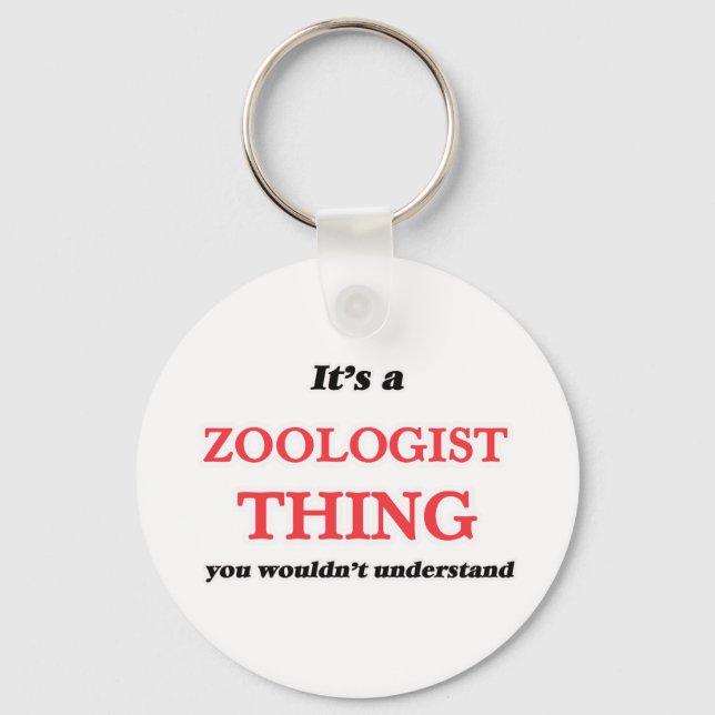Porte-clés C'est et Zoologiste, vous ne comprendriez pas (Recto)
