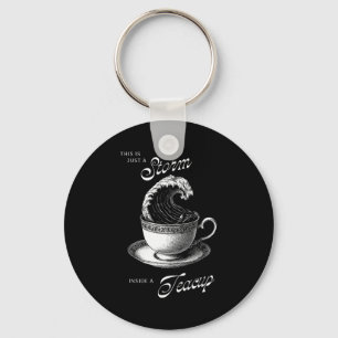 Porte-clés C'est juste à l'intérieur d'une tasse à thé drôle
