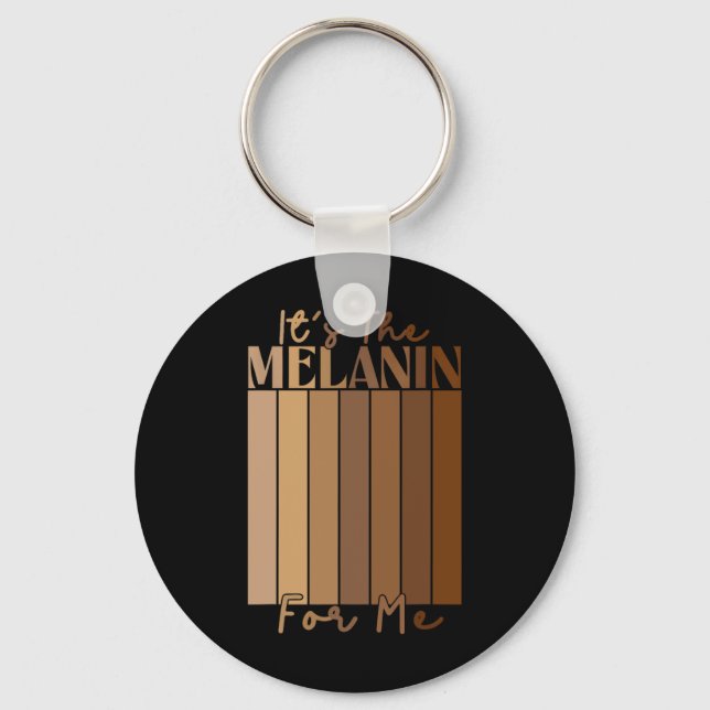 Porte-clés C'est La Mélanine Pour Moi Mois De L'Histoire Des  (Recto)