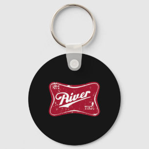 Porte-clés C'est la rivière drôle de pêche temps
