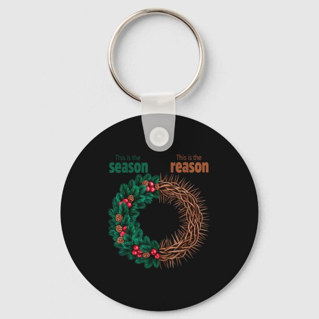 Porte-clés C'est La Saison C'est La Raison Chrétienne Ch (Recto)