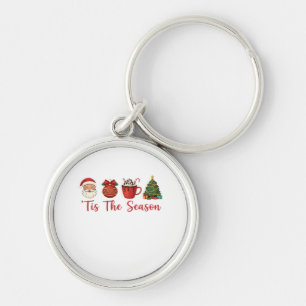 Porte-clés C'est la saison de Noël Santa Fête de fin d'année