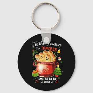 Porte-clés C'est la saison des tamales Noël Cuisine mexicaine