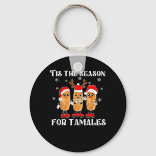 Porte-clés C'est la saison des tamales Noël mexicain Moderne