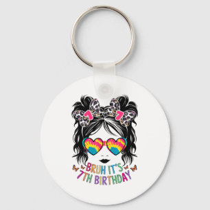 Porte-clés C'est l'anniversaire de ma 7ème fille T-shirt 7 an