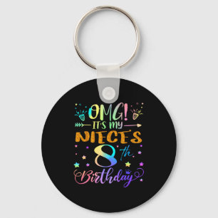 Porte-clés C'est l'anniversaire de ma sœur 8 ans Joyeux Anniv