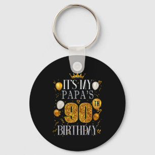 Porte-clés C'est les 90 ans de mon papa Joyeux Anniversaire 9
