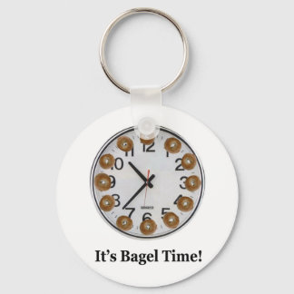 Porte-clés C'est l'heure des Bagels !