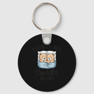 Porte-clés C'est Ma Chemise Câline Couple Ourson Mignon
