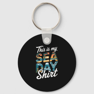 Porte-clés C'est ma chemise de jour de mer drôle de famille d