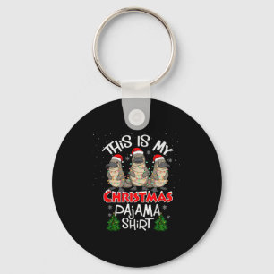 Porte-clés C'est ma chemise de pyjama de Noël Platypus Animal