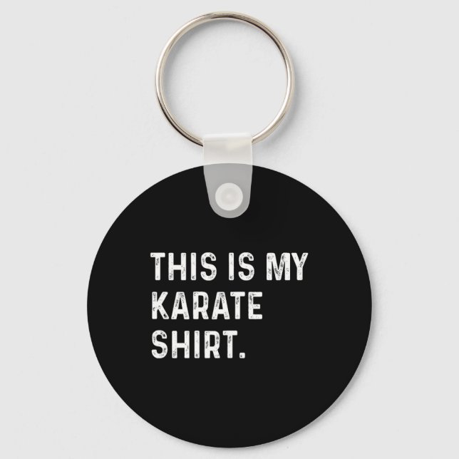Porte-clés C'Est Ma Chemise Karaté - Martial Arts Combight (Recto)