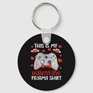Porte-clés C'Est Ma Valentine Pajama Gamer Jeux Vidéo Vale