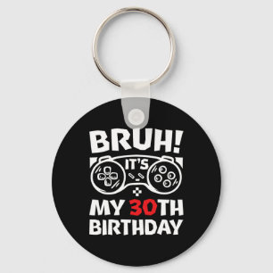 Porte-clés C'est mon 30e anniversaire, 30 ans, joueur de jeux
