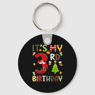 Porte-clés C'est mon 3ème anniversaire garçons 3 ans enfants 