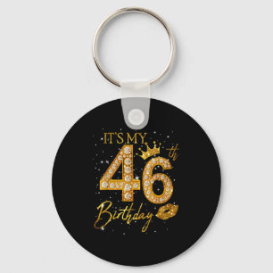 Porte-clés C'est mon 46e anniversaire Couronne 46 ans 46e nai