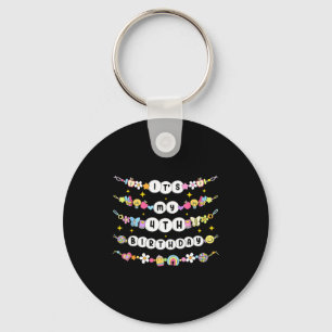 Porte-clés C'est mon 4ème anniversaire 4 Joyeux Anniversaire
