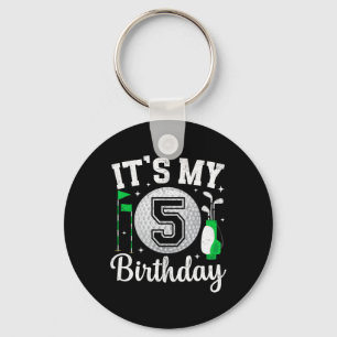 Porte-clés C'est mon 5ème anniversaire Golf 5 ans joueur de g