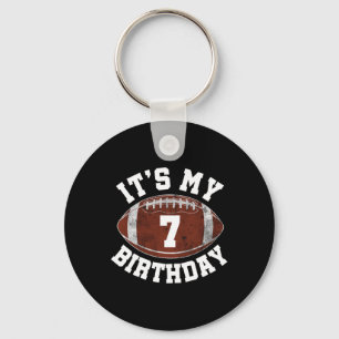 Porte-clés C'est mon 7e anniversaire garçon de 7 ans joueur d