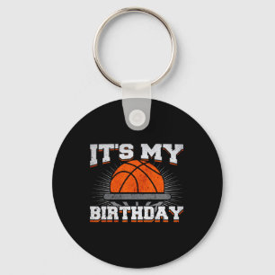 Porte-clés C'est mon anniversaire Joueur Bysketbyll Anniversa