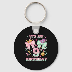 Porte-clés C'est mon anniversaire Mon 9ème anniversaire Jolie
