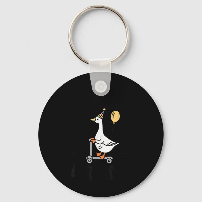 Porte-clés C'Est Mon Anniversaire Qui Correspond Drôle Goose  (Recto)