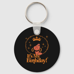 Porte-clés C'est mon anniversaire Reine Afro-Américaine Afric